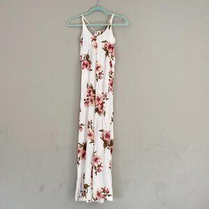 Flynn skye white floral jumpsuit